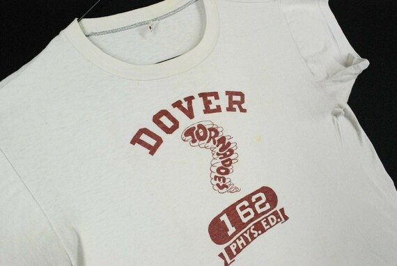Vintage 50s Champion Runner Tag Dover Tornadoes T