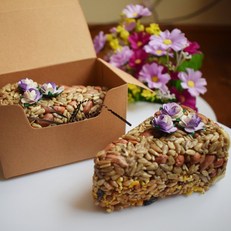Bird Seed Cake Slices Gifts For Gardens Unique Gifts Gifts Etsy