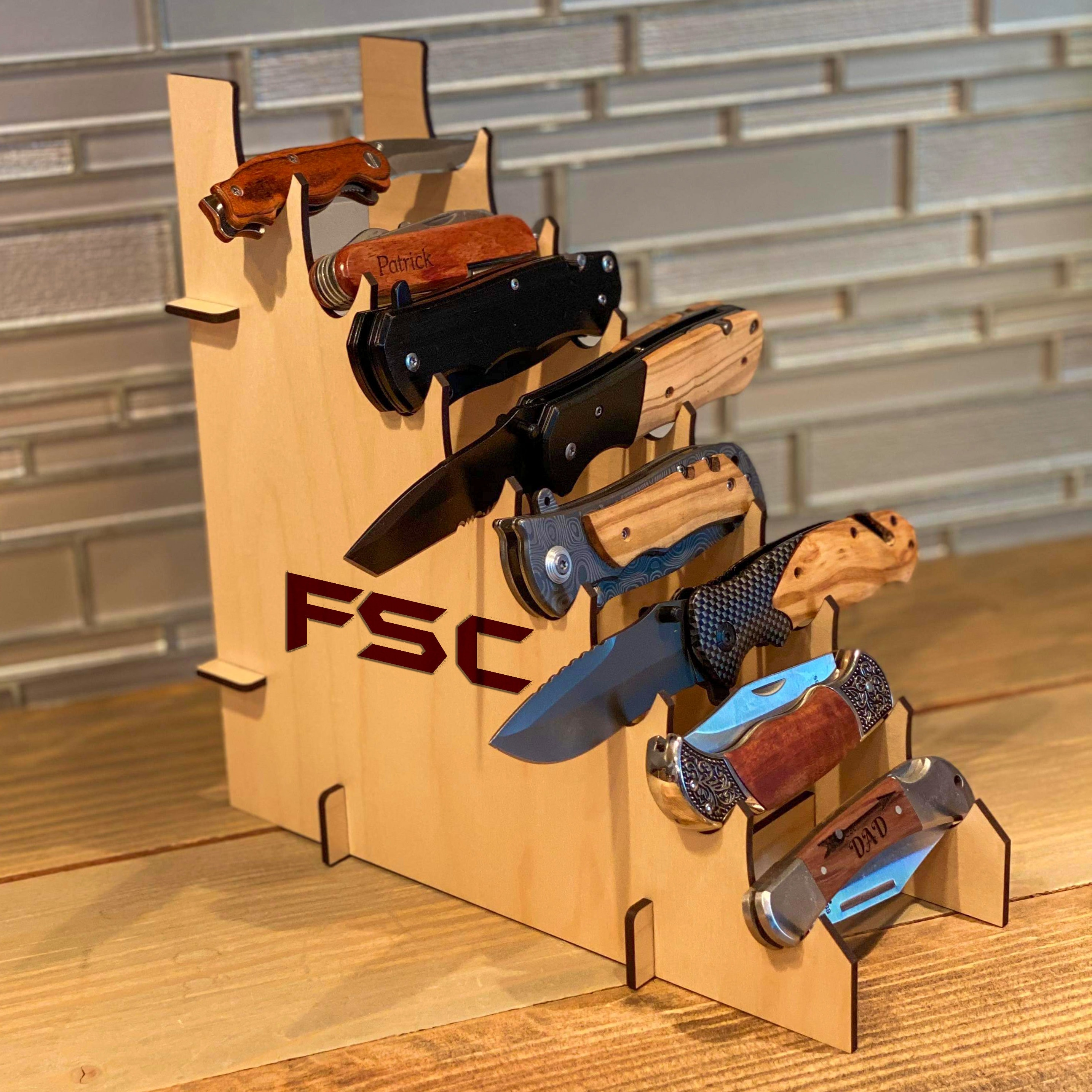 Knife Display Stand SVG Ai Laser Cut Files INSTANT Etsy Australia