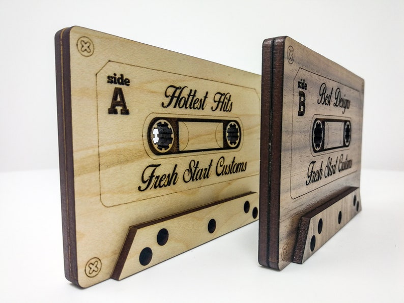 Download 3D Cassette Tape SVG Ai Laser Cut Files INSTANT DOWNLOAD | Etsy