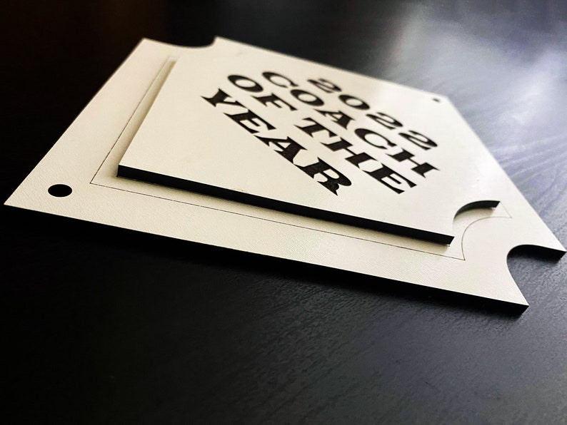 Wall Plaque Award SVG Ai Laser Cut Files INSTANT DOWNLOAD Etsy