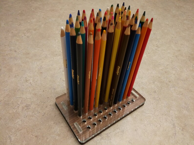 Color Pencils Holder SVG Ai Laser Cut Files INSTANT Etsy