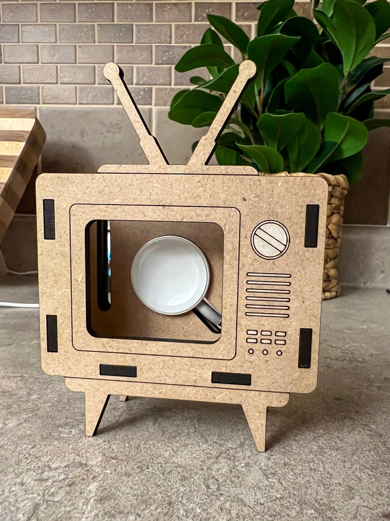 Apple Watch Retro TV Stand Svg Ai Laser Cut Files INSTANT Etsy