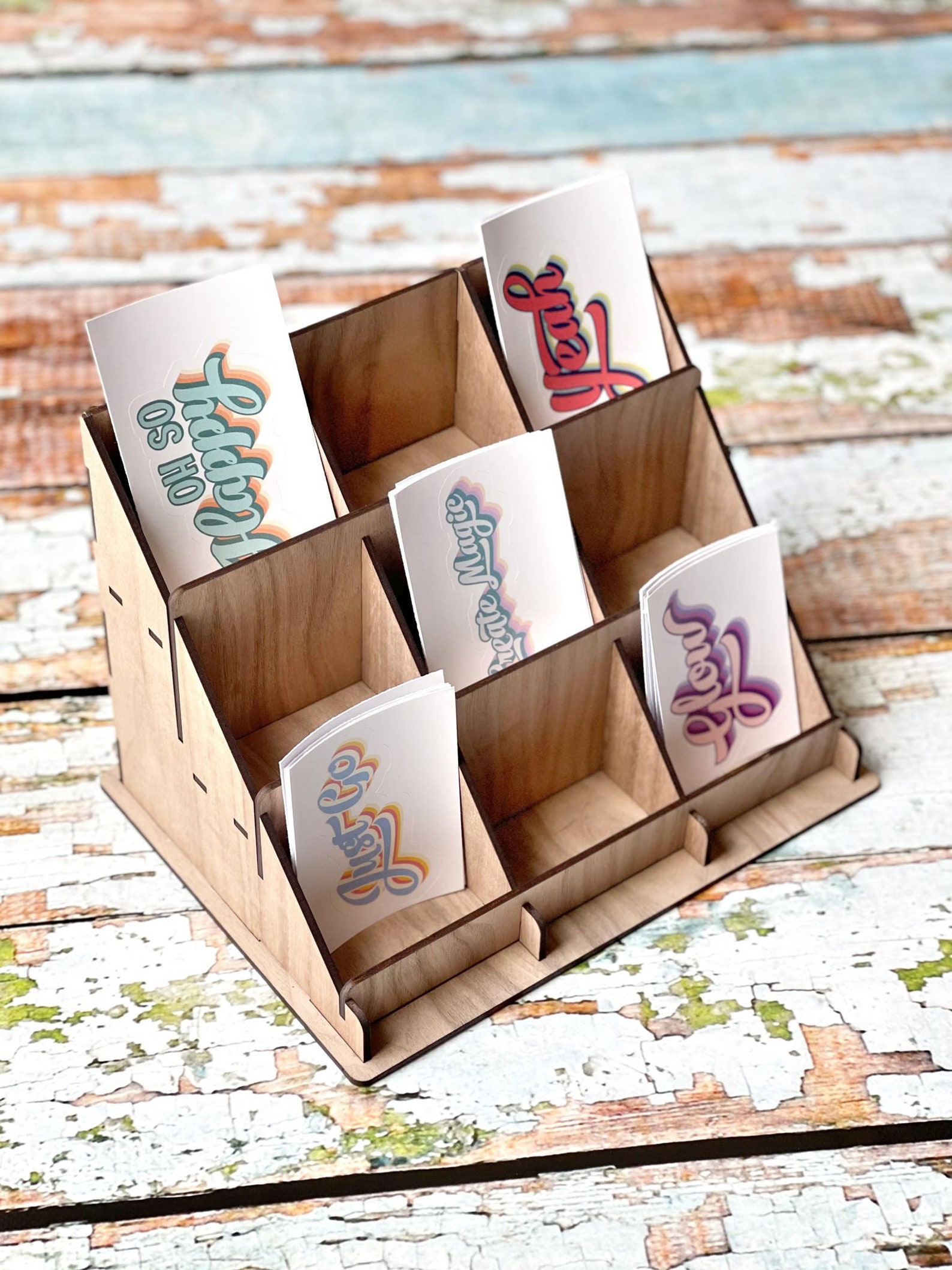 Sticker Stand SVG Ai Laser Cut Files INSTANT DOWNLOAD Etsy UK