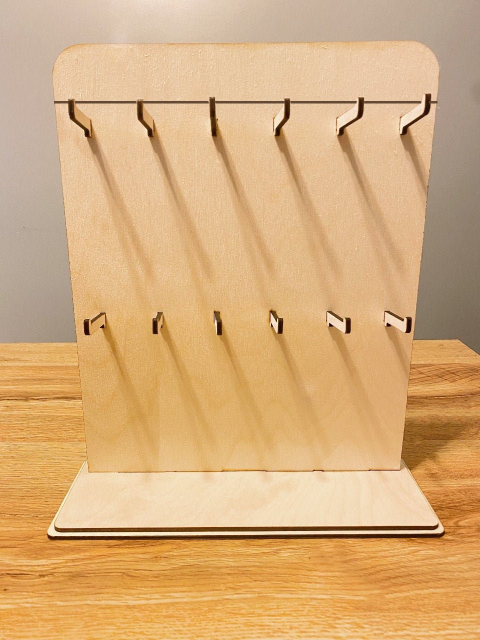 Double Keychain Stand SVG Ai Laser Cut Files INSTANT Etsy Australia