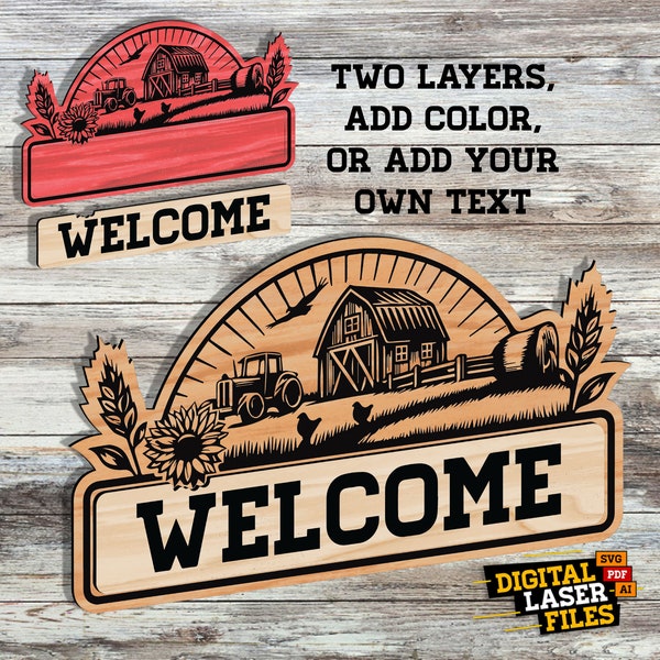 Pink Ranch Sign Svg Welcome to the Ranch Svg - Etsy