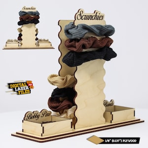 Ultimate Hair Band Stand SVG + Ai Laser Cut Files -- INSTANT DOWNLOAD