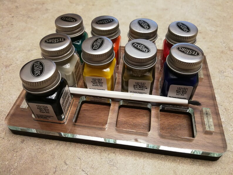 Testors Acrylic Paint Holder SVG Ai Laser Cut Files Etsy