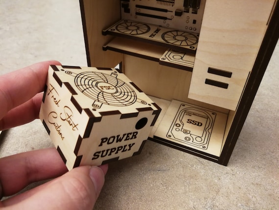 Mini Super Computer Svg + Ai Laser Cut Files -- INSTANT