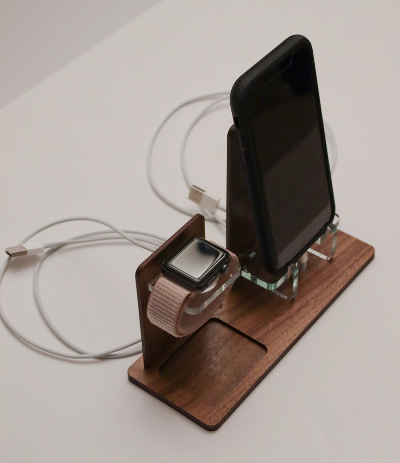INSTANT DOWNLOAD iPhoneWatch Stand Combo SVG Ai Laser Cut Files