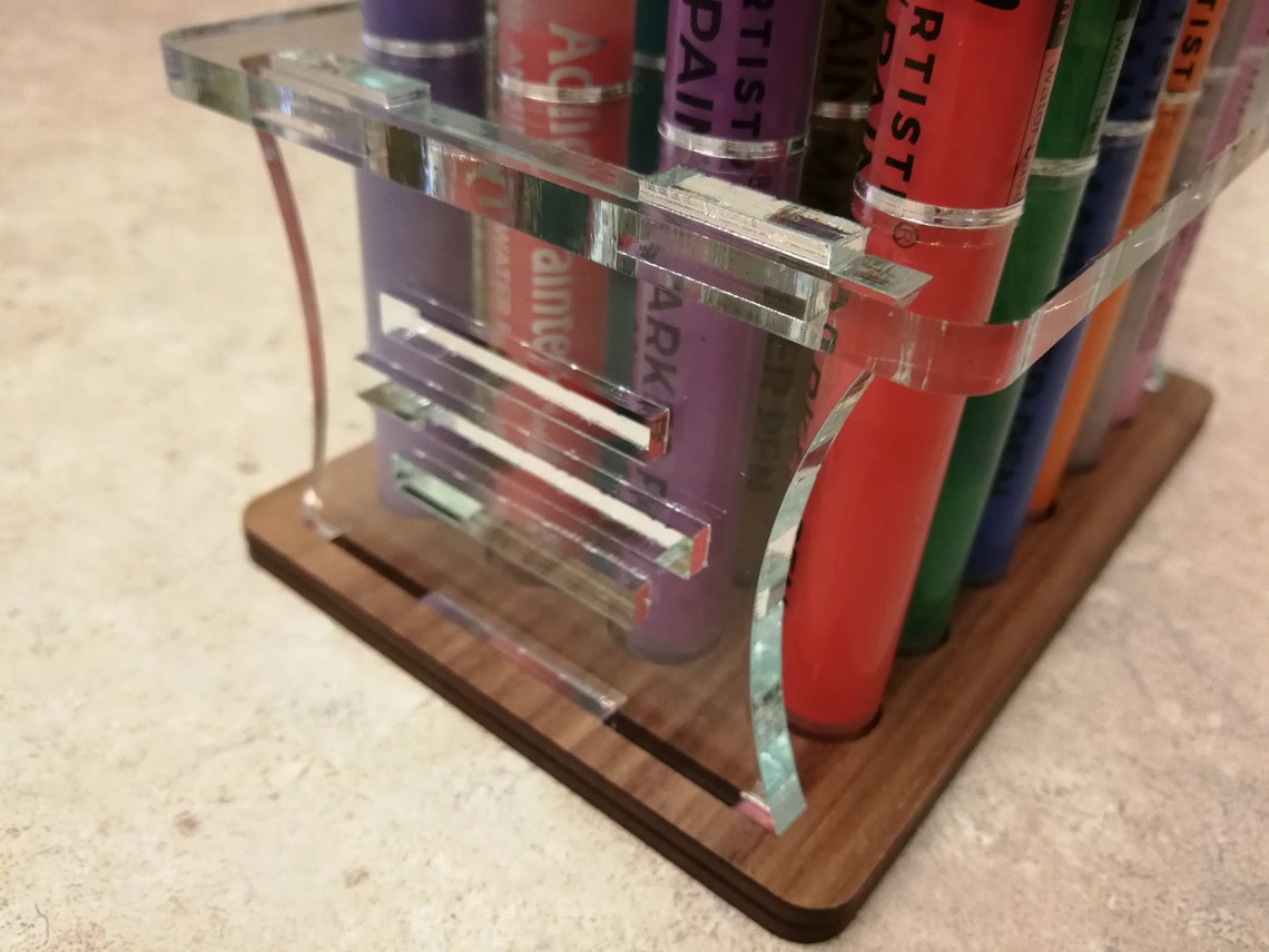 Paint Marker Holder SVG Ai Laser Cut Files INSTANT Etsy