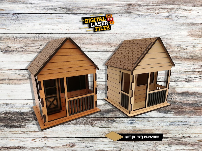 Build a House SVG + Ai Laser Cut Files -- INSTANT DOWNLOAD - Etsy