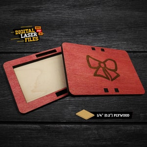 Geschenkkartenhalter SVG + Ai Laser Cut Dateien -- INSTANT DOWNLOAD