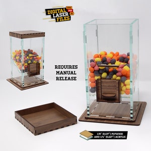 Candy Machine SVG + Ai Laser Cut Files -- INSTANT DOWNLOAD