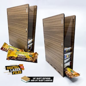Granola Bar Holder Version 2 SVG + Ai Laser Cut Files -- INSTANT DOWNLOAD