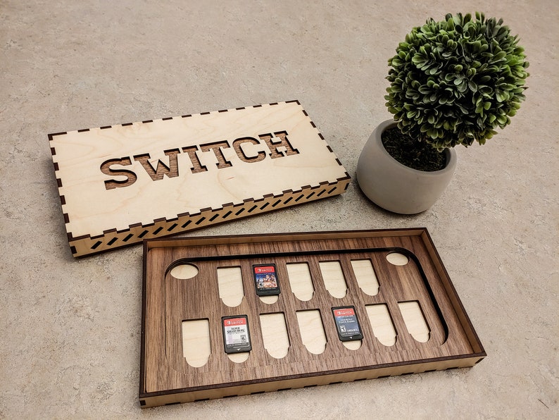 Switch Storage Box SVG Ai Laser Cut Files INSTANT DOWNLOAD imagem 2