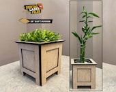 Flower Planter Box SVG + Ai Laser Cut Files -- INSTANT DOWNLOAD