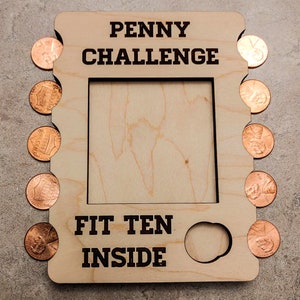 Penny Challenge Puzzle SVG Ai Laser Cut Files INSTANT DOWNLOAD image 7