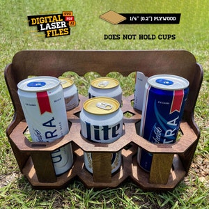Heavy Duty Six Pack SVG + Ai Laser Cut Files -- INSTANT DOWNLOAD
