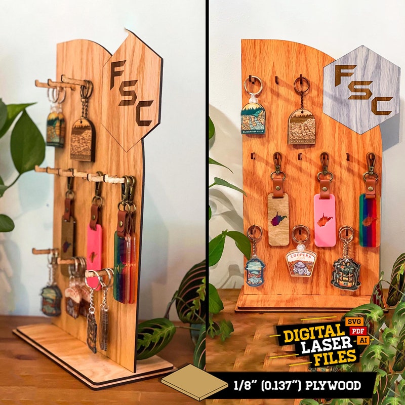 Keychain Display Stand - Etsy