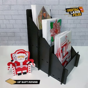 Tarjeta 5x7 - Soporte de diario SVG + Ai Laser Cut Files - DESCARGA INSTANTE