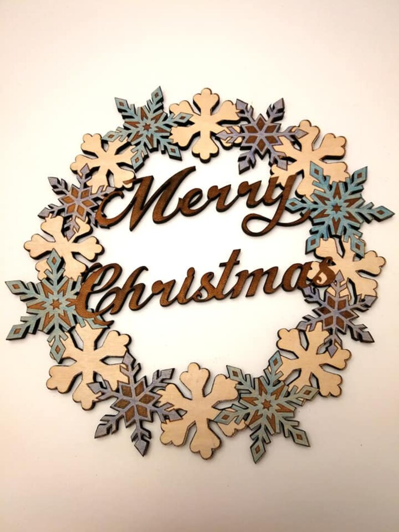 Download Christmas Wreath SVG Ai Laser Cut Files INSTANT DOWNLOAD ...
