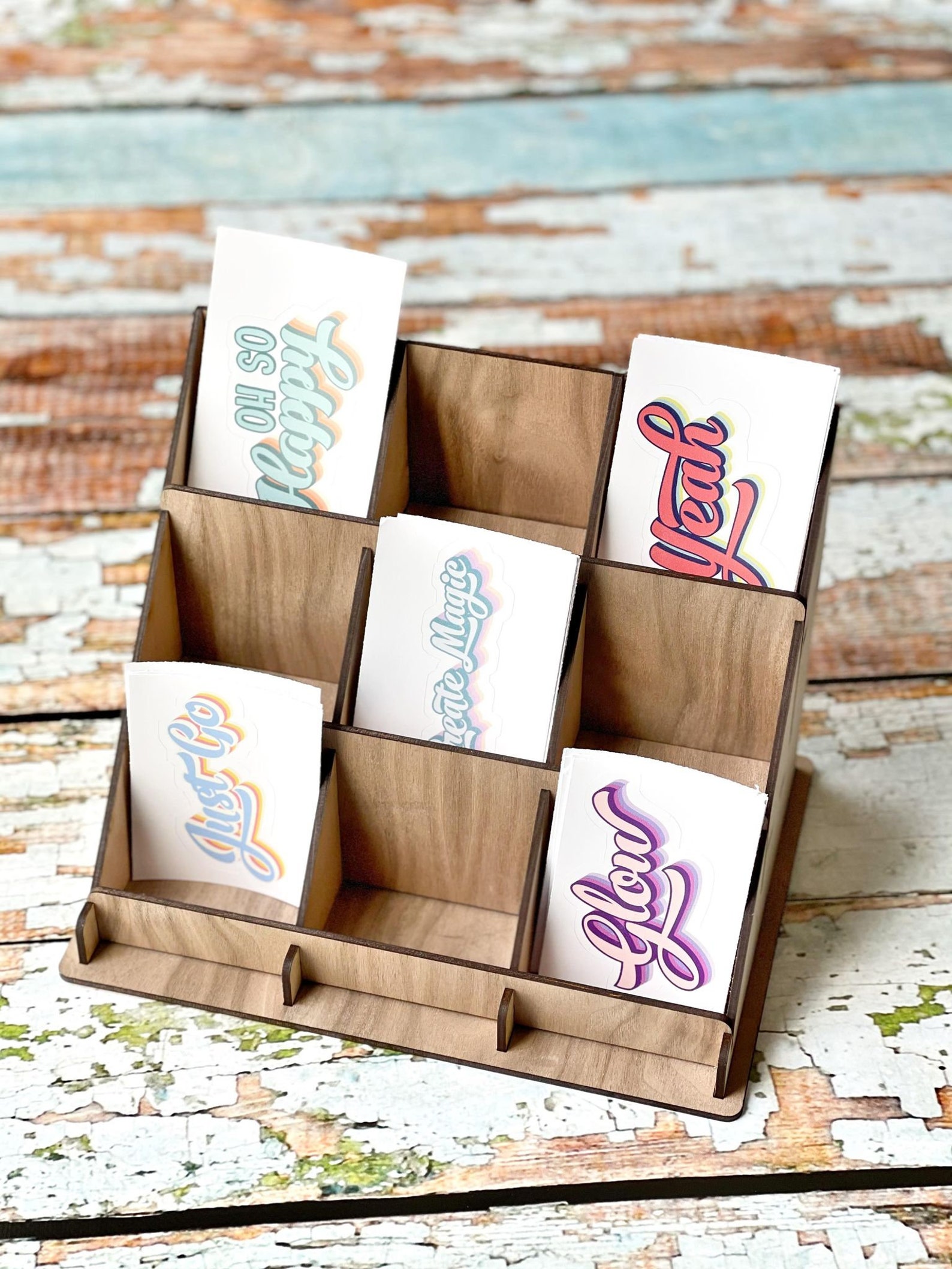 Sticker Stand SVG Ai Laser Cut Files INSTANT DOWNLOAD Etsy UK