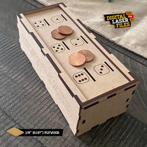 Cents-less the Game (version 2 - Thinner Wood Model) SVG + Ai Laser Cut ...