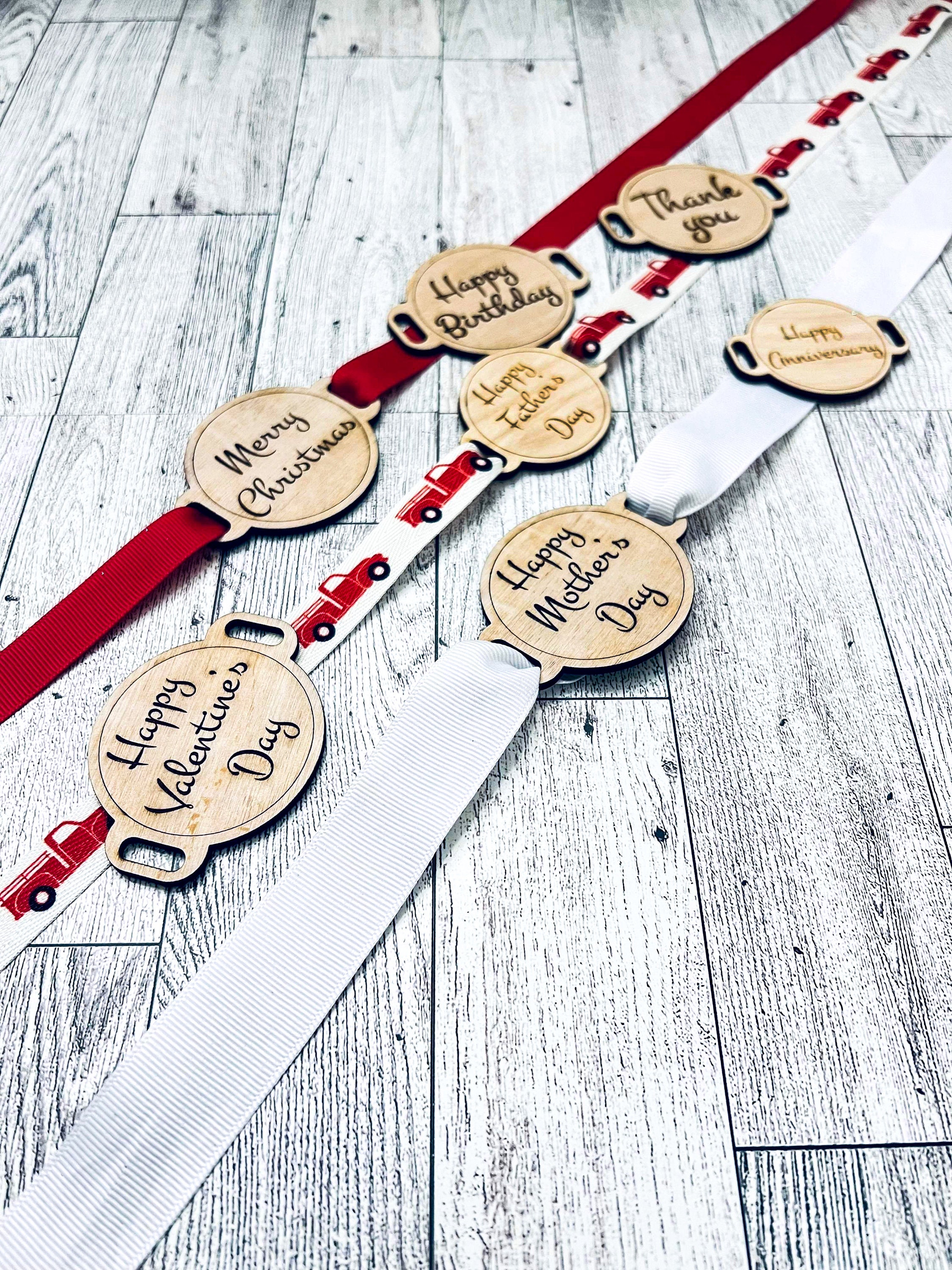 Gift Ribbon Buttons SVG + Ai Laser Cut Files -- INSTANT DOWNLOAD - Etsy