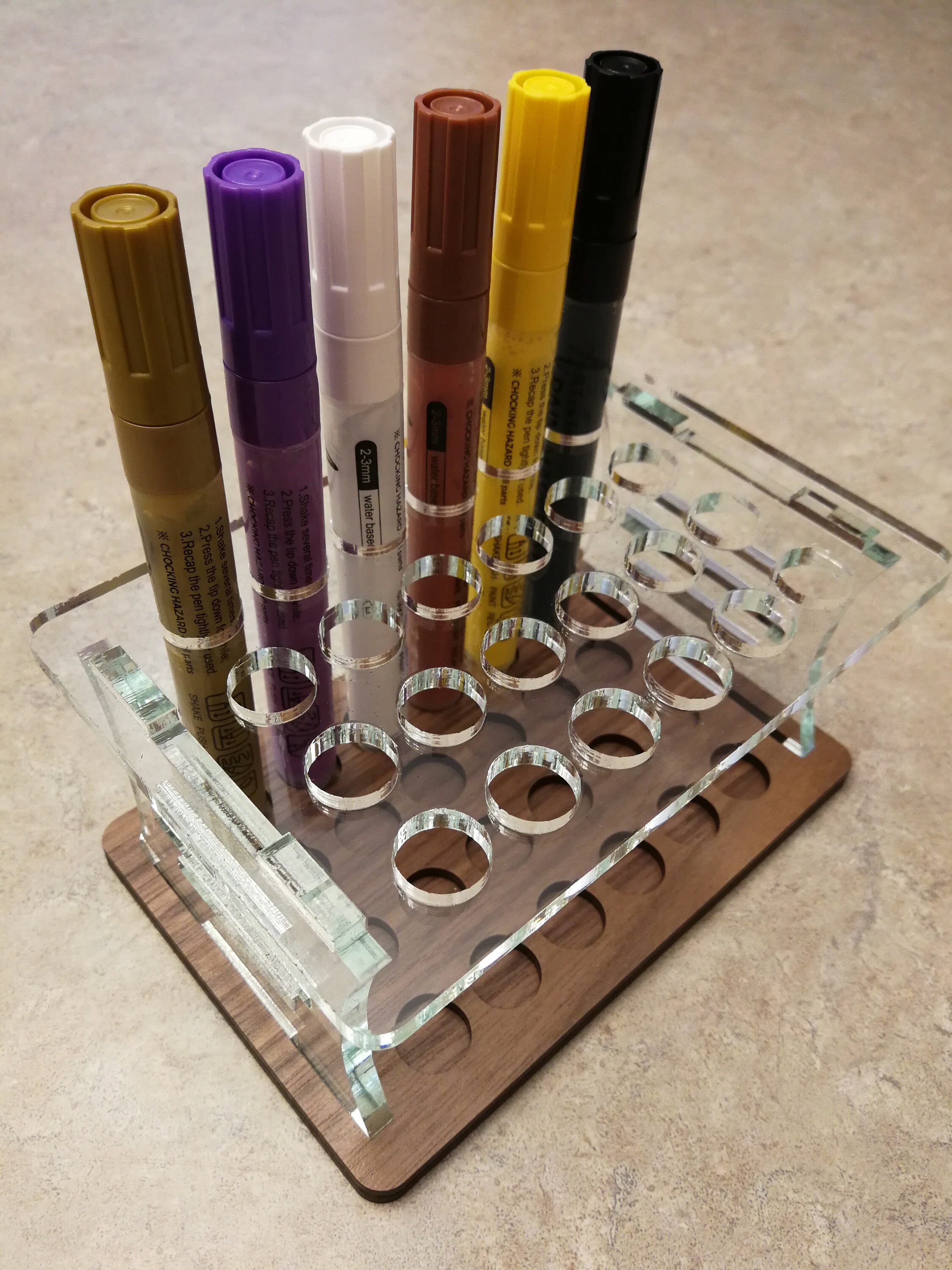 Paint Marker Holder SVG Ai Laser Cut Files INSTANT Etsy Australia