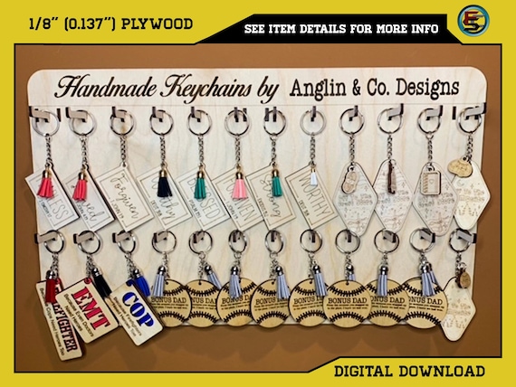 XL Wall Hanging Keychain Display Svg Ai Laser Cut Files INSTANT DOWNLOAD Etsy Canada