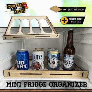 Drink Organizer SVG + Ai Laser Cut Files -- INSTANT DOWNLOAD