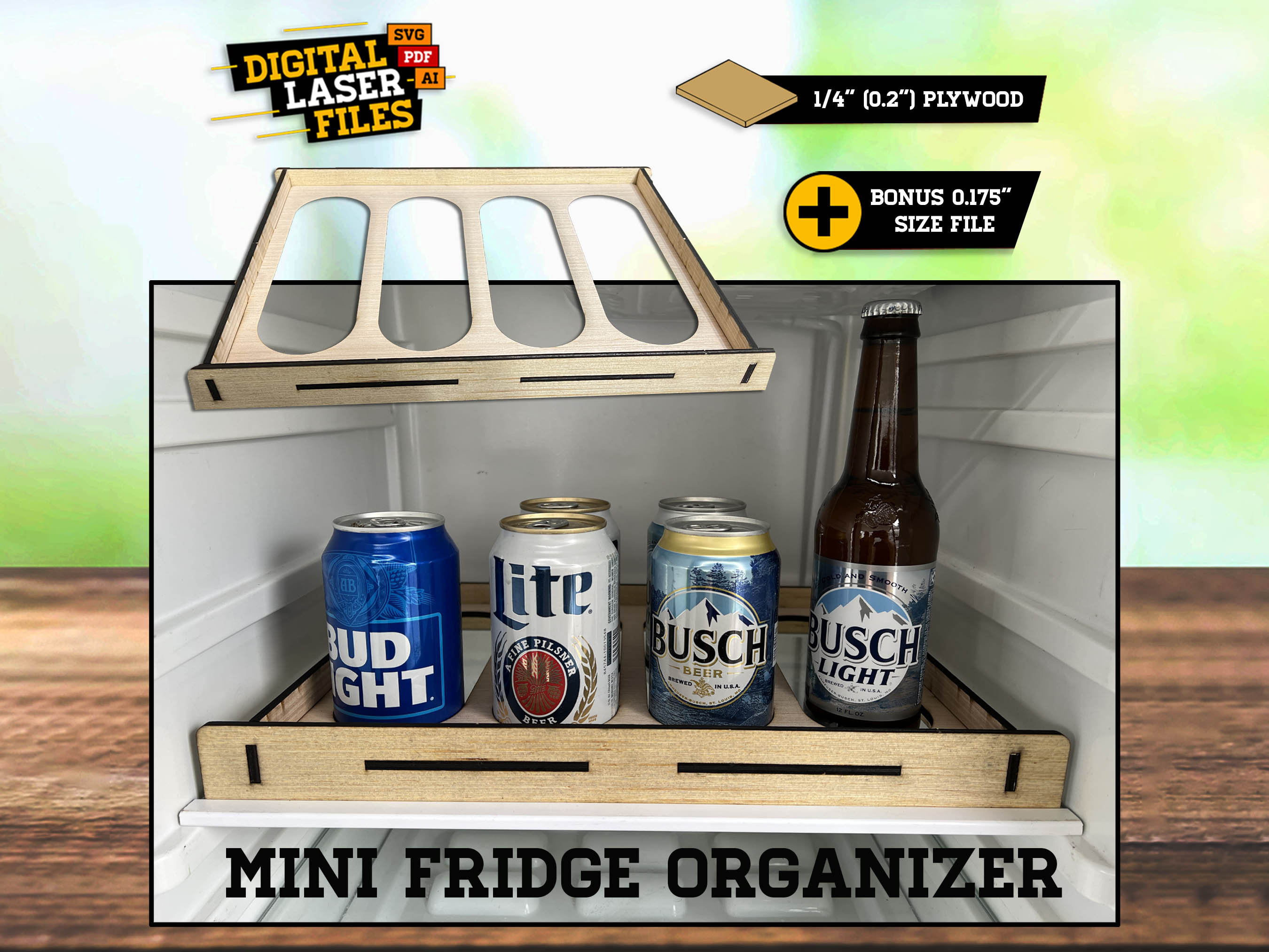 Beer bottle fridge organizer hotsell