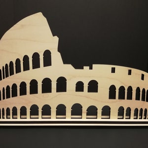 Rome Colosseum SVG Ai Laser Cut Files INSTANT DOWNLOAD image 2
