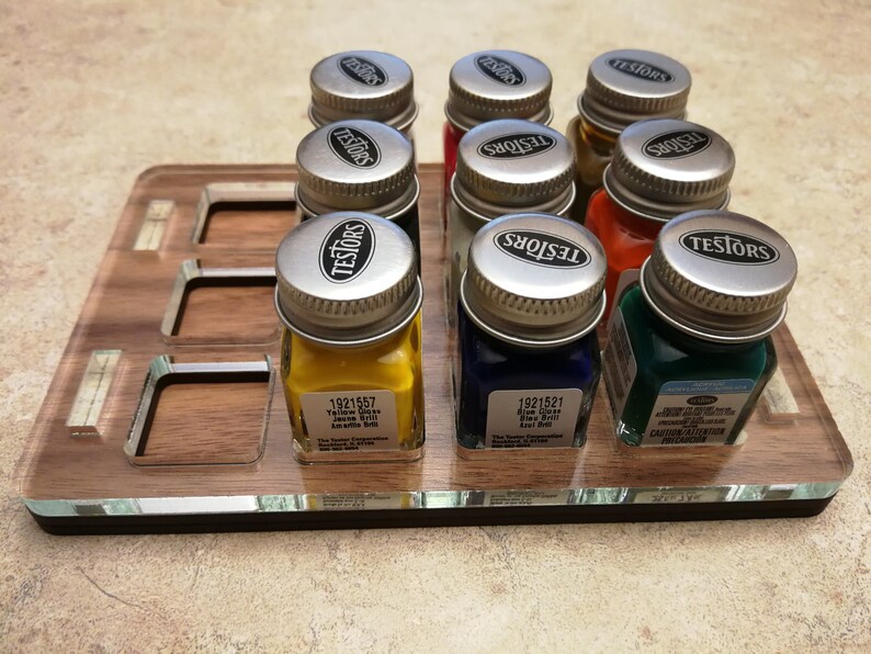 Testors Acrylic Paint Holder SVG Ai Laser Cut Files Etsy Australia