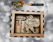 North Pole Box SVG + Ai Laser Cut Files -- INSTANT DOWNLOAD