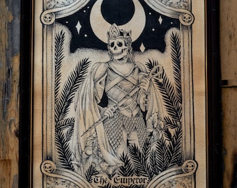 Kejsarens tarotkort A4-utskrift