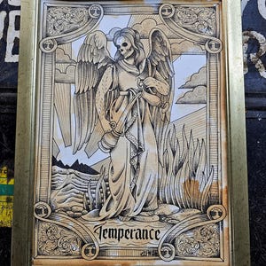 Carte de tarot Tempérance, impression A4