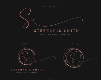 Makeup Artist Logo, Brow Logo, Beauty Logo, Lash Artist Logo, Eyebrow Logo, Premade Logo, Logo initials, Signature Logo, Branding kit