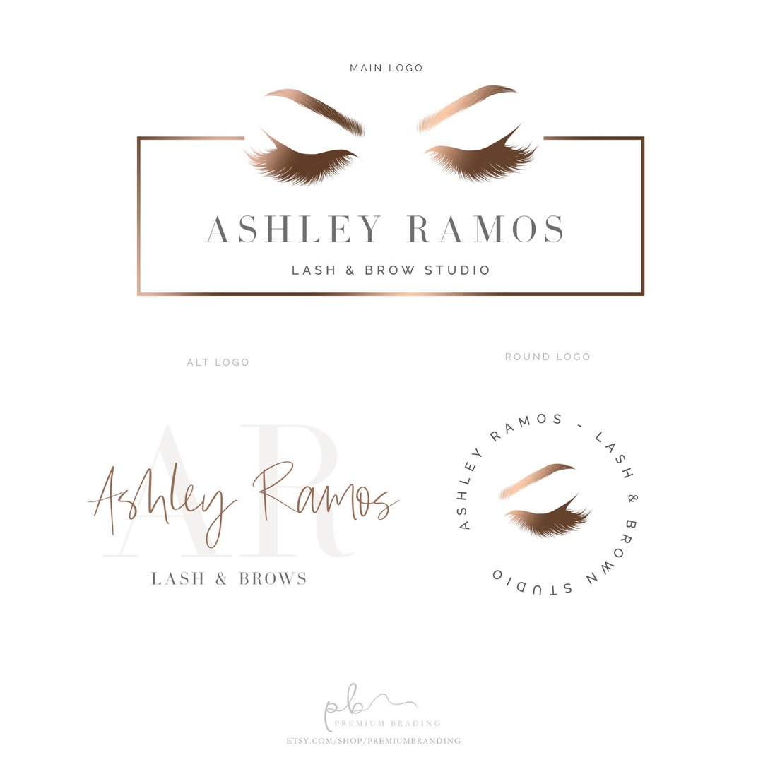 Lash Artist Logo, Lash Logo, Beauty Logo, Lash and Brow Studio Logo ...