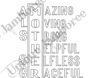 Download Mother Acronym Svg Etsy