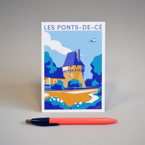 Carte postale souvenir Les Ponts-de-Cé