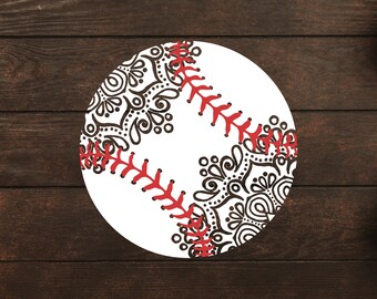 Download Baseball Mandala Svg Etsy