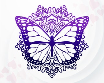 Free Free 57 Sunflower Butterfly Mandala Svg SVG PNG EPS DXF File