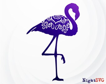 Flamingo Mandala Svg Etsy