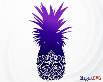 Download Mandala Pineapple Etsy SVG, PNG, EPS, DXF File