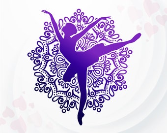 Download Ballet Mandala Svg Etsy