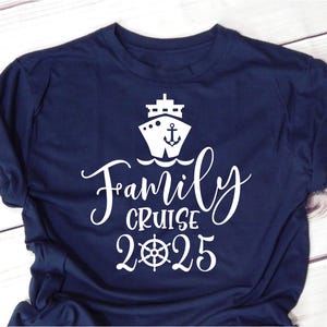 Family Cruise 2025 SVG for Shirt, Vacation SVG, Summer Trip svg, Cruise Ship svg, cut file for Critut, Silhouette, Sublimation PNG