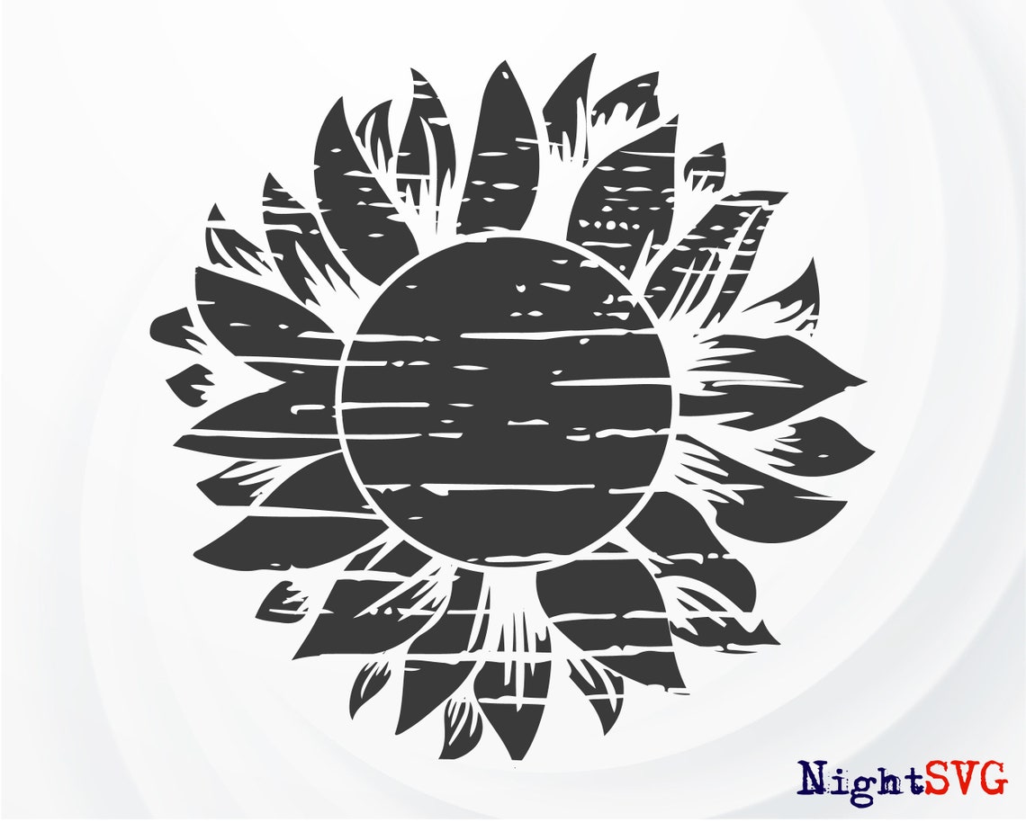 Download Sunflower SVG Sunflower Grunge svg for shirt Flower SVG | Etsy
