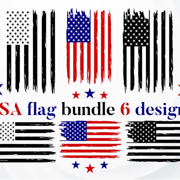 Flag SVG, 4th of july SVG, Distressed Flag svg, American flag svg bundle Cricut & Sublimation, USA flag svg for shirt, Independence day svg